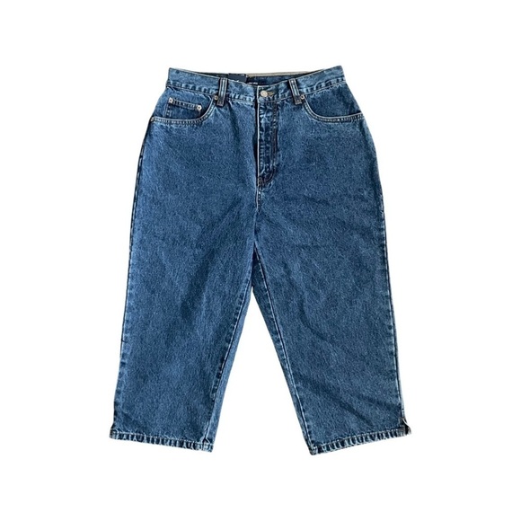 BILL BLASS Petite Easy Fit Jean Capri Blue Denim Cropped Women’s Size 10P. - Picture 4 of 16
